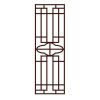 Retro Chinese No Glue Sliding Door Static Film Imitation Redwood Lattice Window Film Frosted Glass Window Film; 15x39 inch