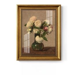 Light Luxury Decoration Painting European American Classical Oil Painting (Option: G Style-40 50cm Gold Frame Glass)