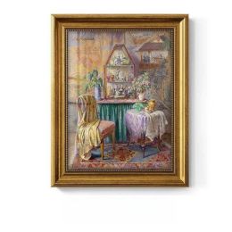 Light Luxury Decoration Painting European American Classical Oil Painting (Option: I Style-40 50cm Gold Frame Glass)