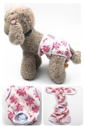 Pet Diapers Mother Dog Physiological Pants (Option: Owl-L)