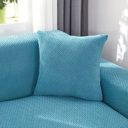 Car Lumbar Support Pillow Nap Office (Option: Abstract Lake Blue-Pillow Cover)