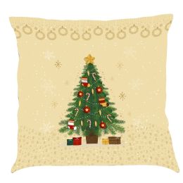 Christmas Car Pillow Cushion Gift (Option: A-45x 45 Linen Pillowcase)