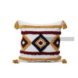 Bohemian Pillow Living Room Sofa Cushion (Option: 45x45cm-Cored)
