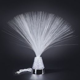 Fiber Optic Lamp Cross-border E-commerce Luminous Fiber (Option: Broken drill seat USB battery)