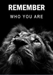 Black Lions Letter Inspiration Art Canvas Painting (Option: No Frame-60x80cm)