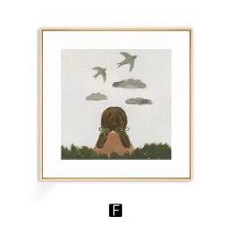 Warm Nordic Art Wall Decoration Painting (Option: F Style-70 Ãƒâ€” 70cm)