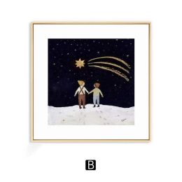 Warm Nordic Art Wall Decoration Painting (Option: B Style-80 Ãƒâ€” 80cm)